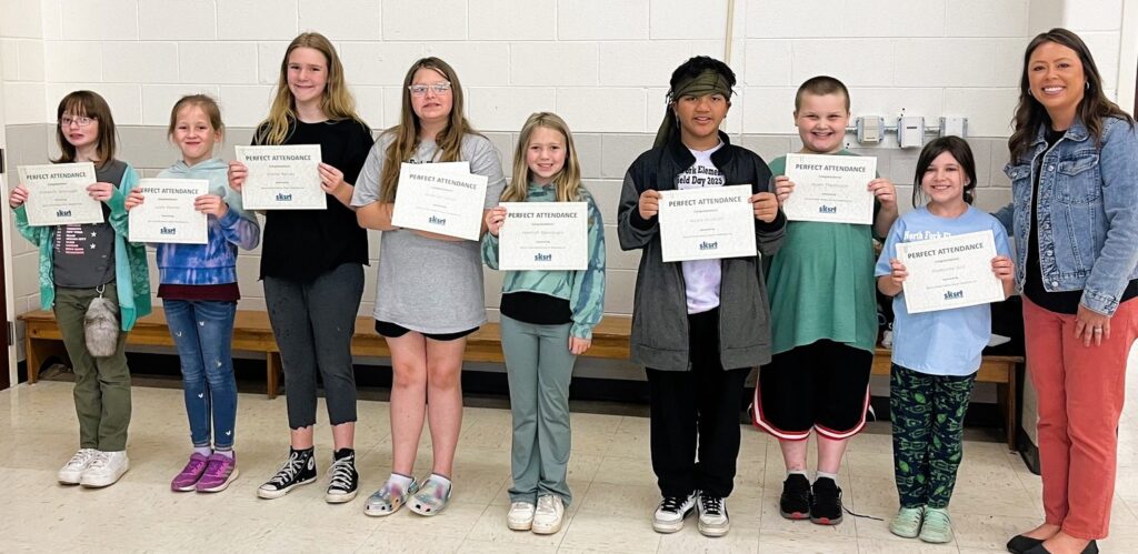 North Fork Elementary School Perfect Attendance