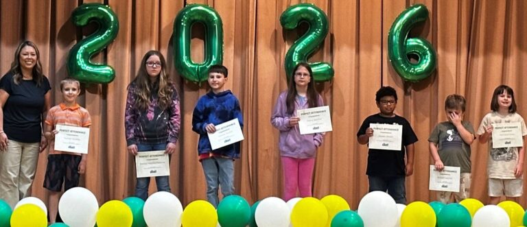 North Fork Elementary Perfect Attendance – 2026